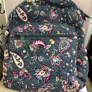 Vera Bradley Paisley Campus Backpack